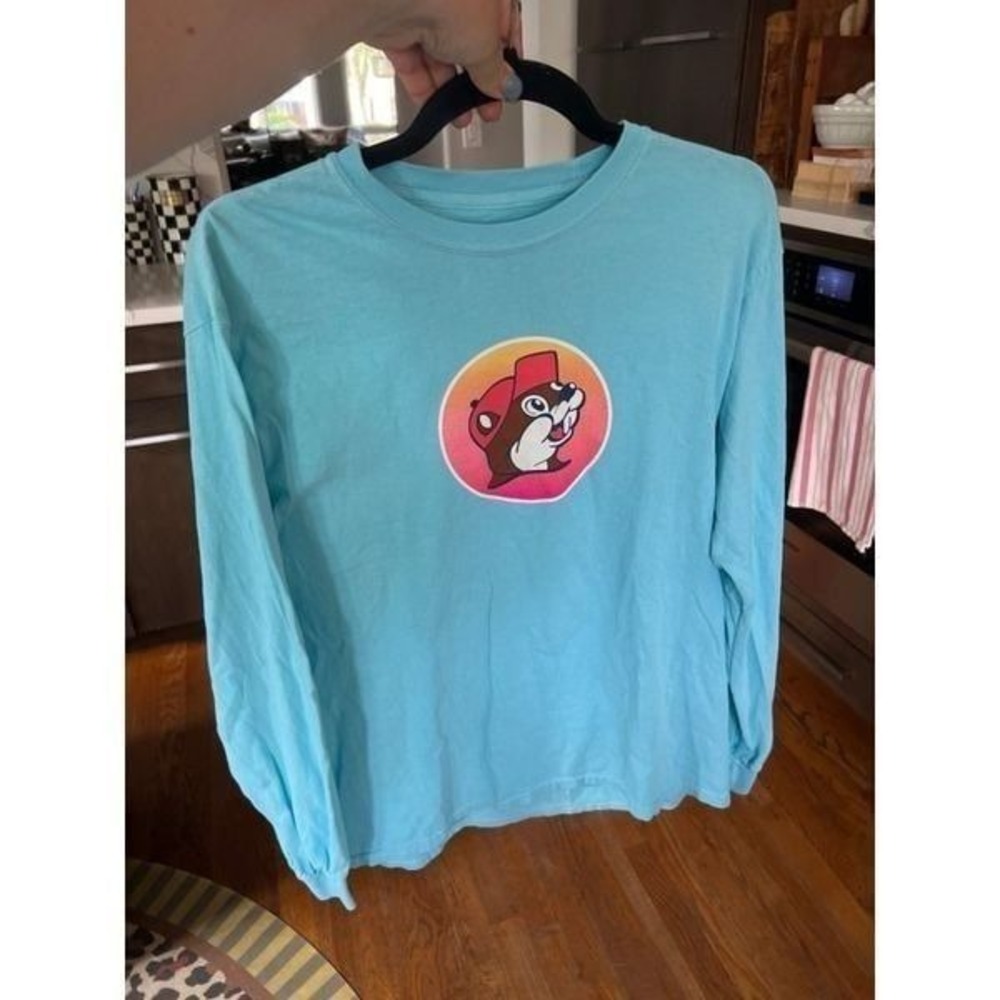 buc ees‎ long sleeve woman's shirt medium